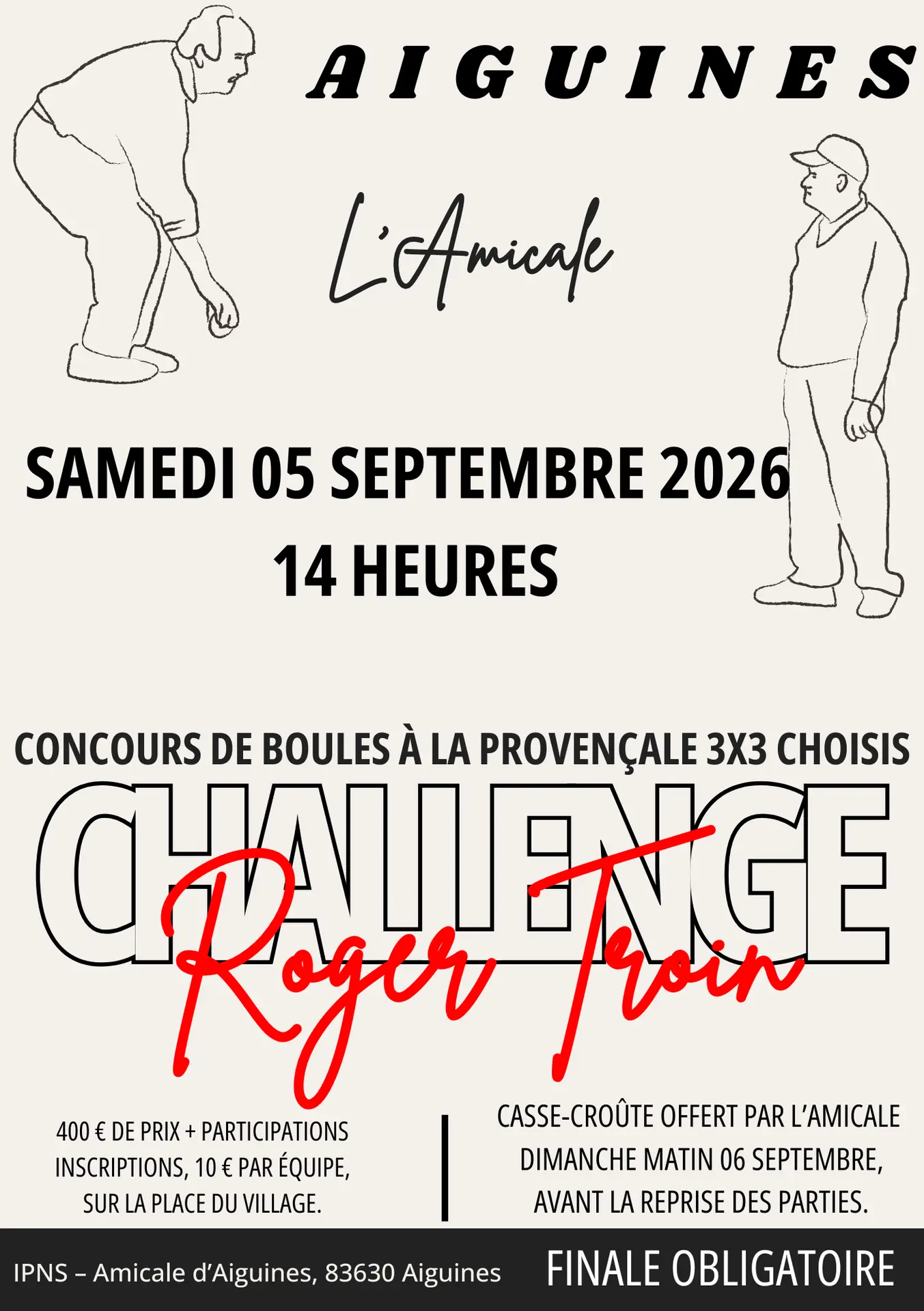 Challenge Roger Troin