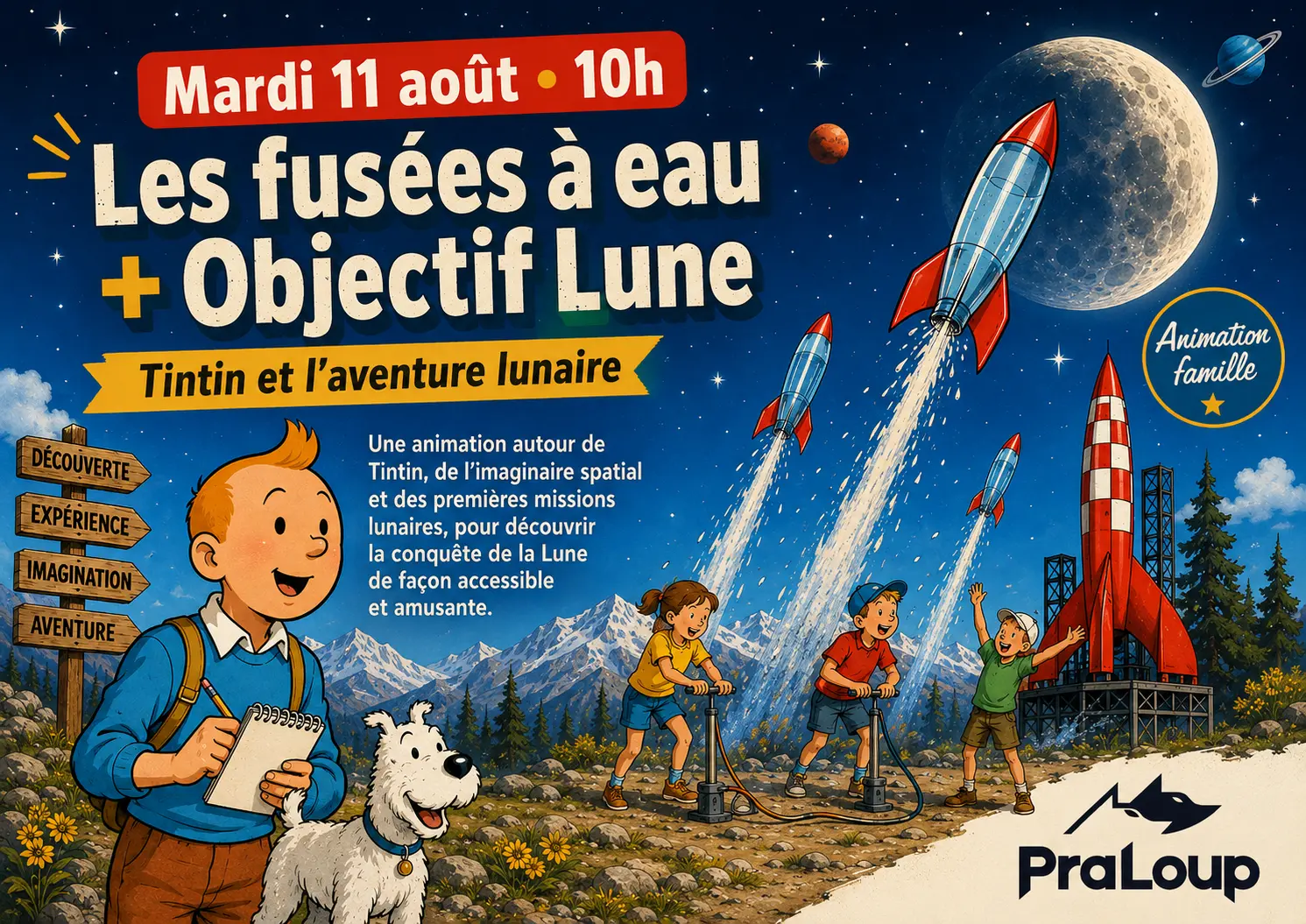 Fabrication de fusées à Eau + Objectif Lune