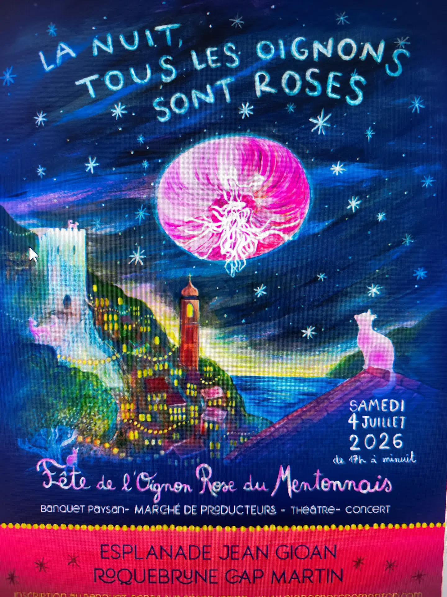 Fête de l'Oignon Rose du Mentonnais
