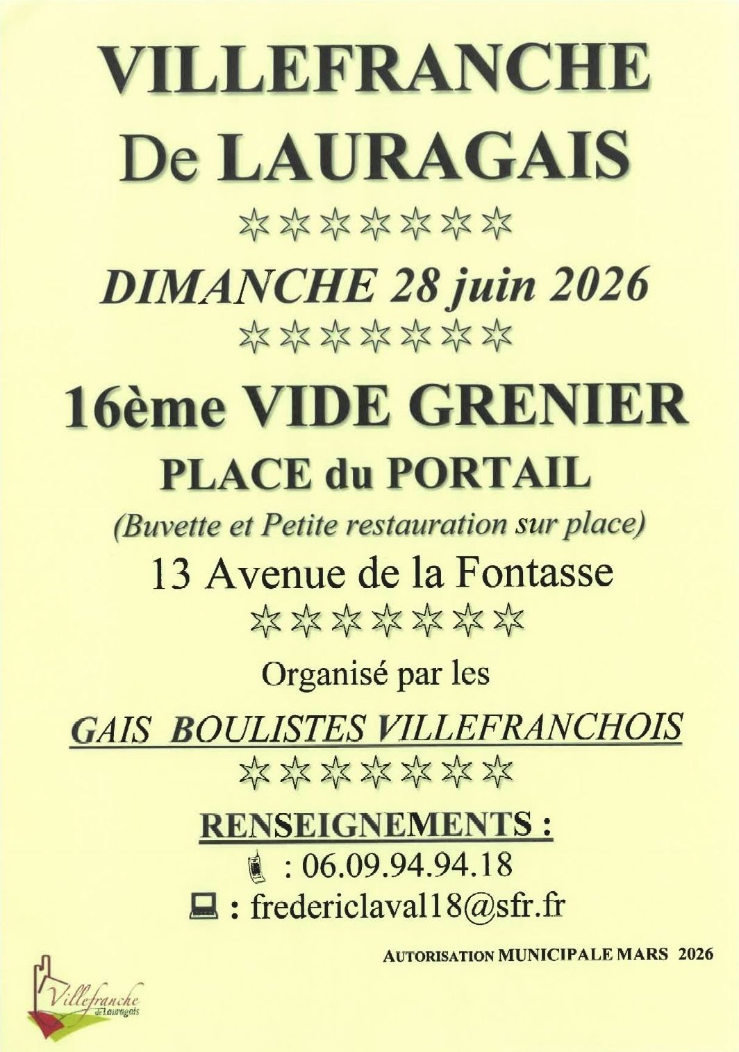 16ÈME ÉDITION DU VIDE GRENIER