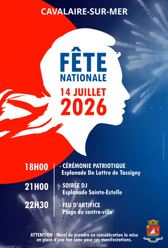 14 JUILLET: Fête Nationale - Soirée DJ " La Fièvre des Années 80, 90 et 2000' " et feu d'artifice