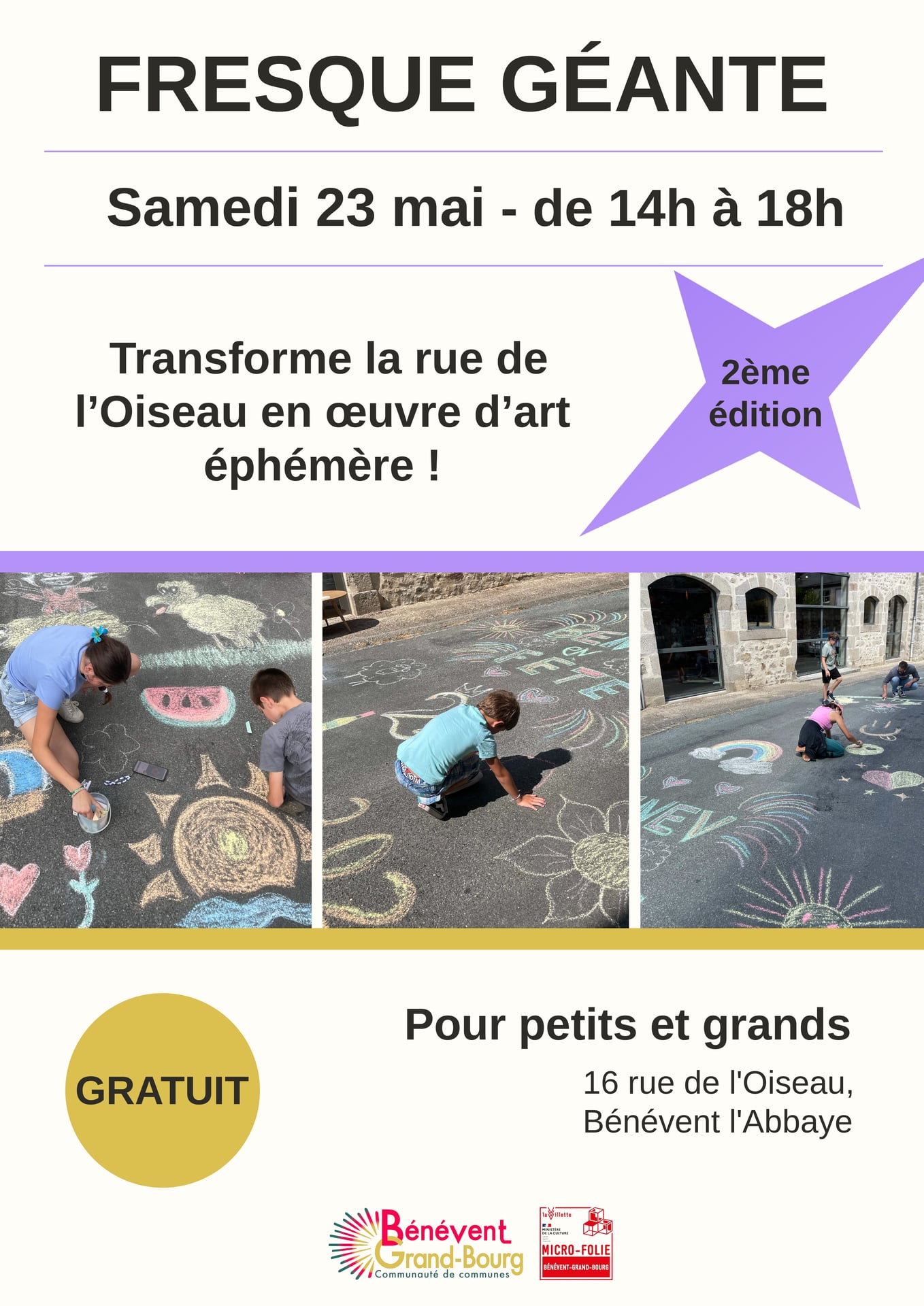 Micro-Folie : 2nd Edition de la Fresque Géante