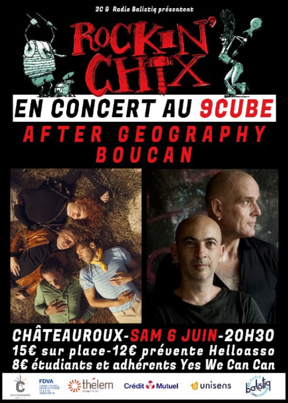 Concert : After Geography / Boucan