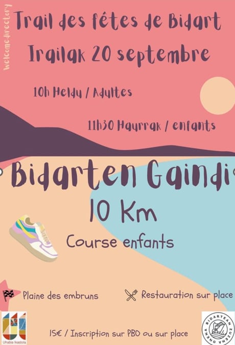 Bidarten Gaindi - Trail des fêtes de Bidart - 10km