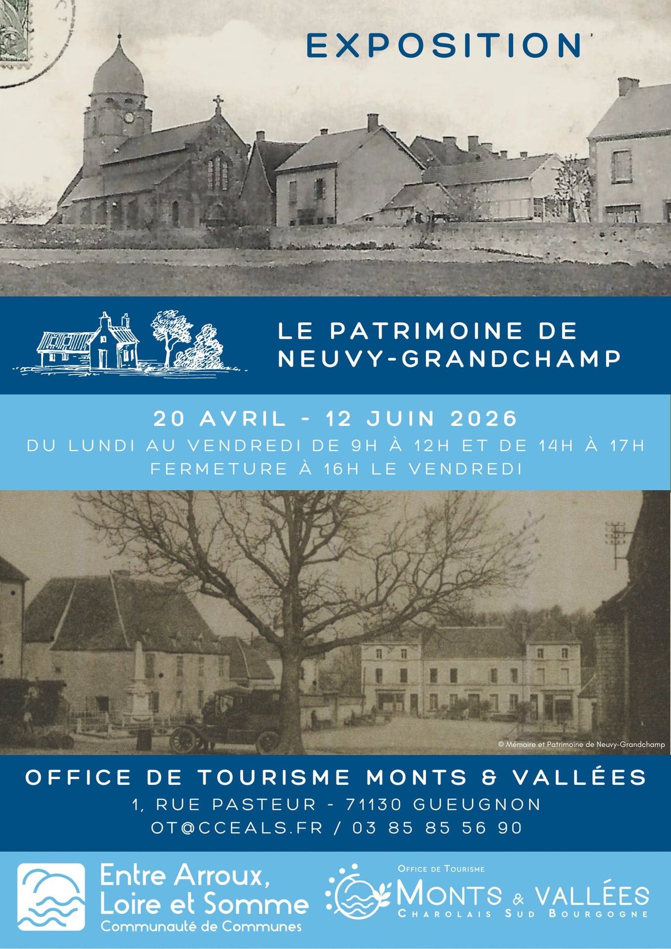 Exposition "Le patrimoine de Neuvy-Grandchamp"