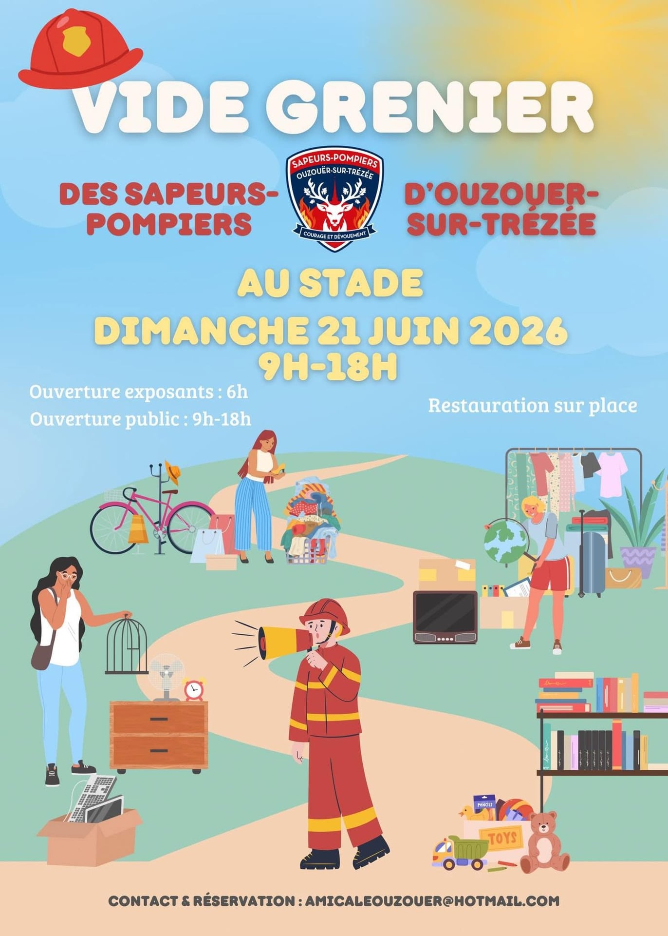 Vide-greniers des sapeurs-pompiers