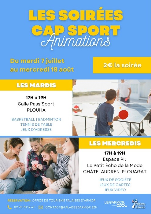 Les soirées Cap Sport