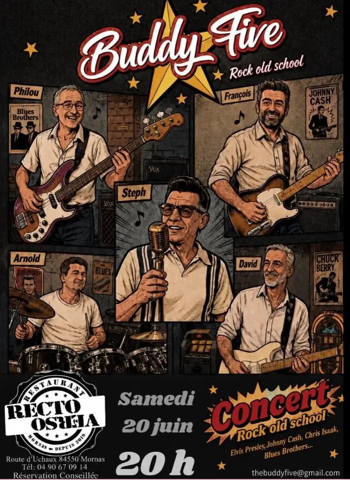 Fete de la musique - Le Recto Verso - Concert Buddy Five