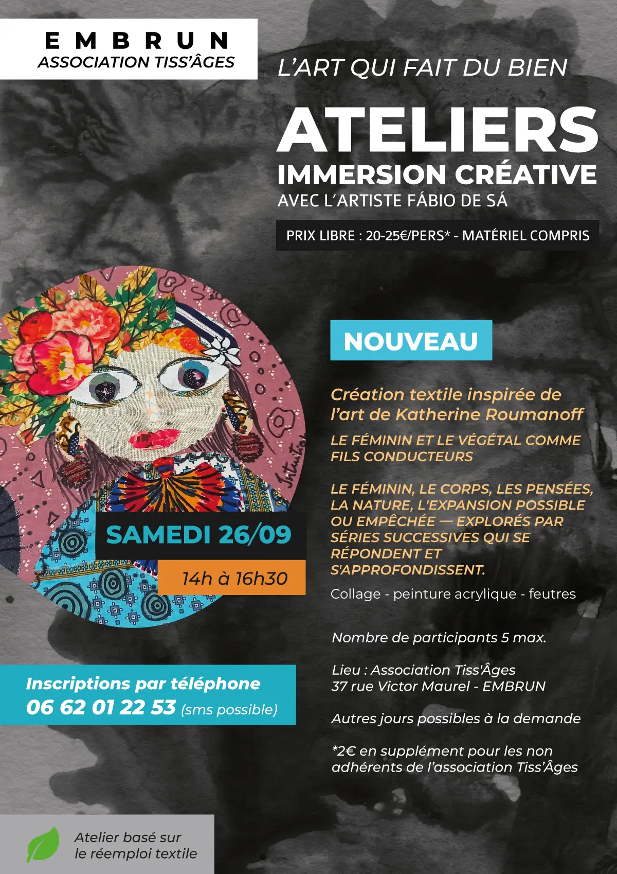 Immersion créative inspirée par l'artiste Katherine Roumanoff