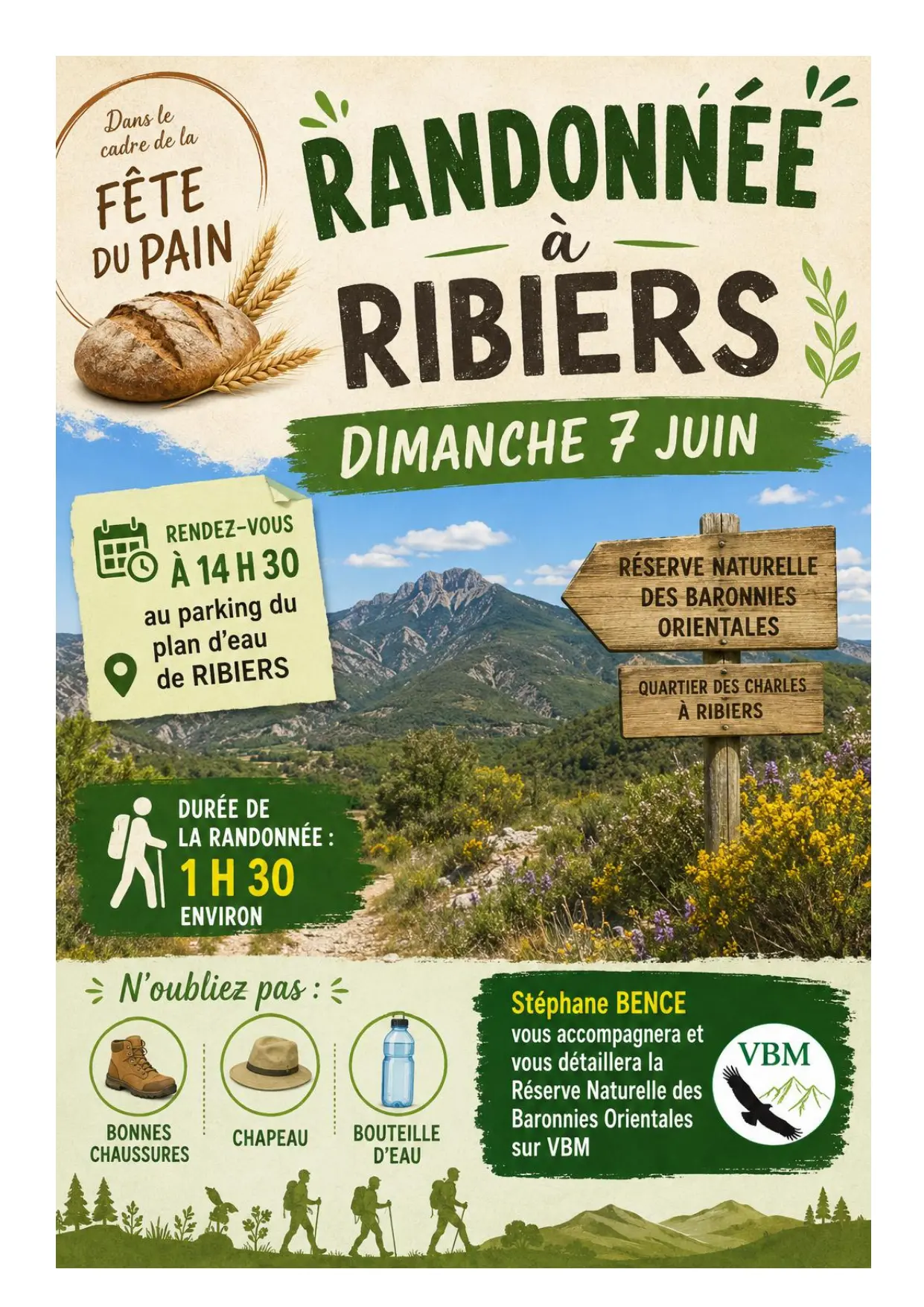Fête du pain : randonnée