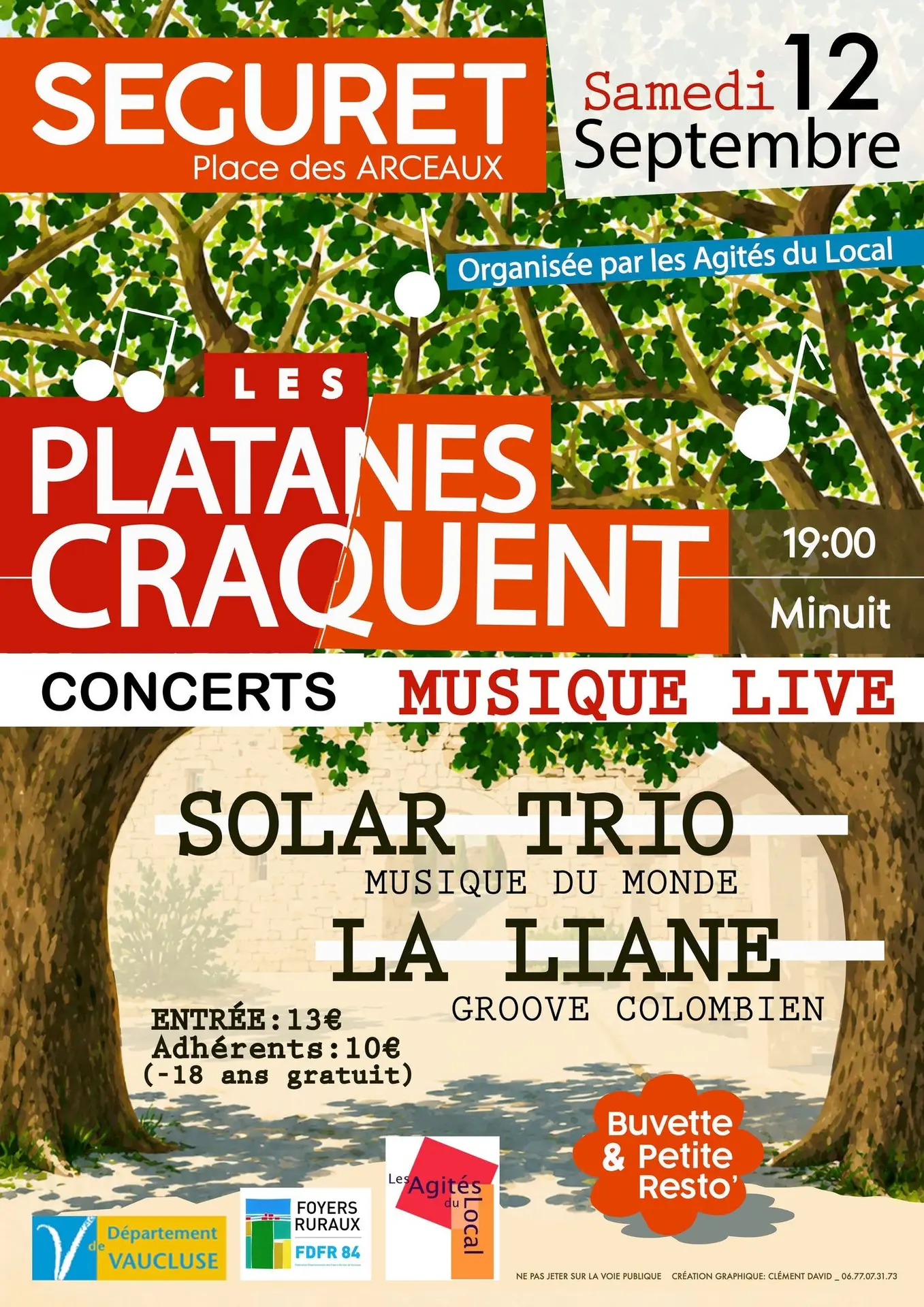 Concerts "Les platanes craquent"
