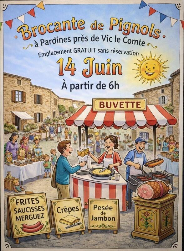 Brocante de pardines