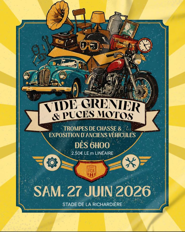 Grand vide grenier et puce motos