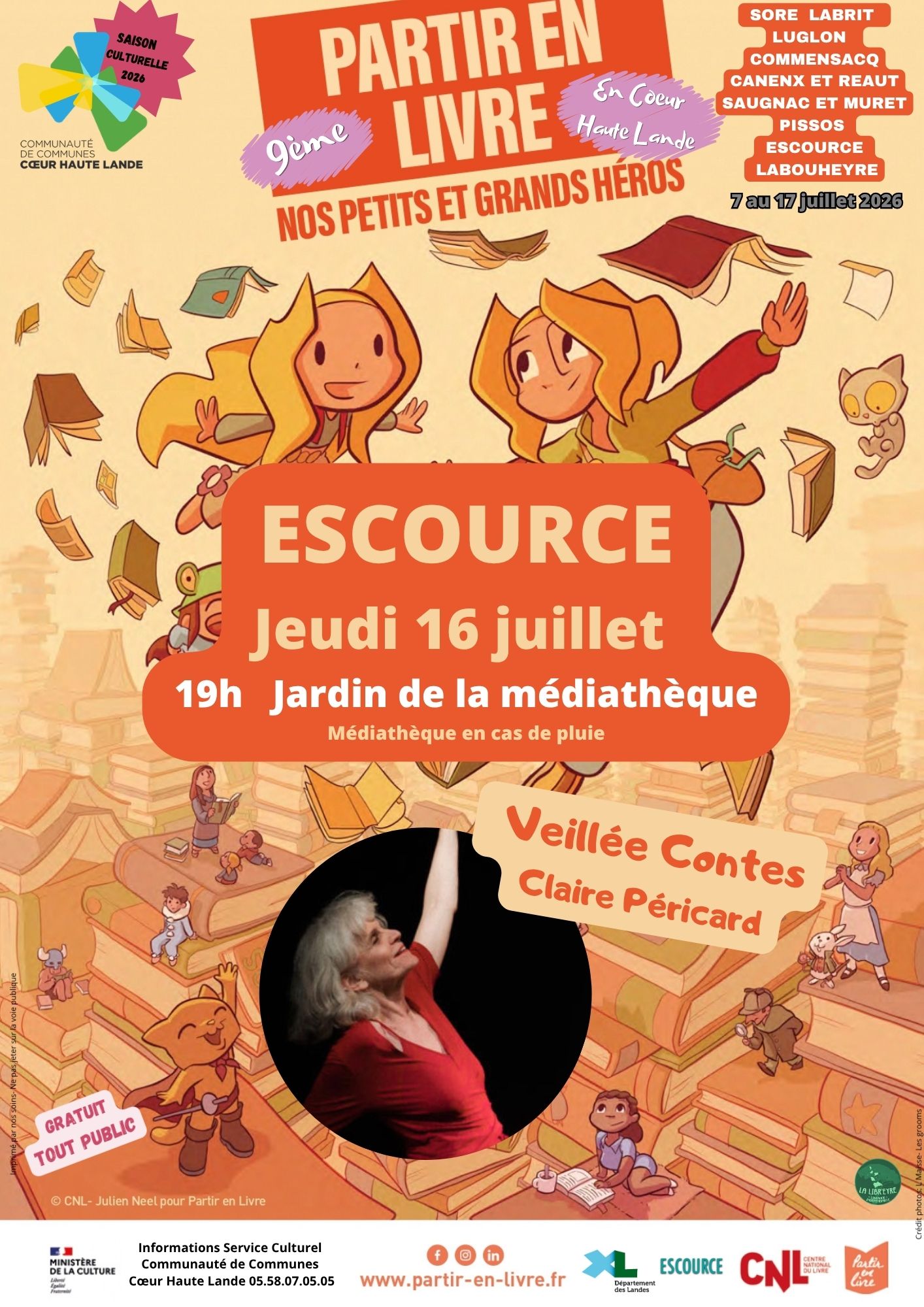 9ème Festival Partir en Livre en Coeur Haute Lande