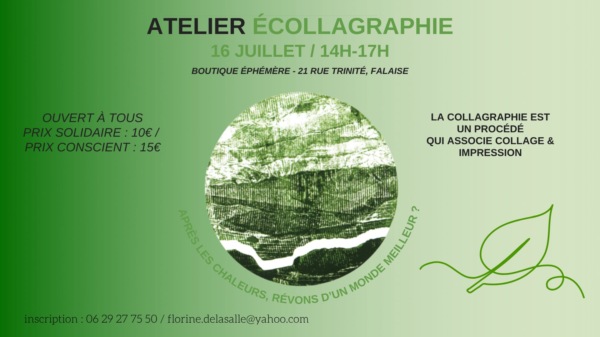 Atelier Ecollagraphie