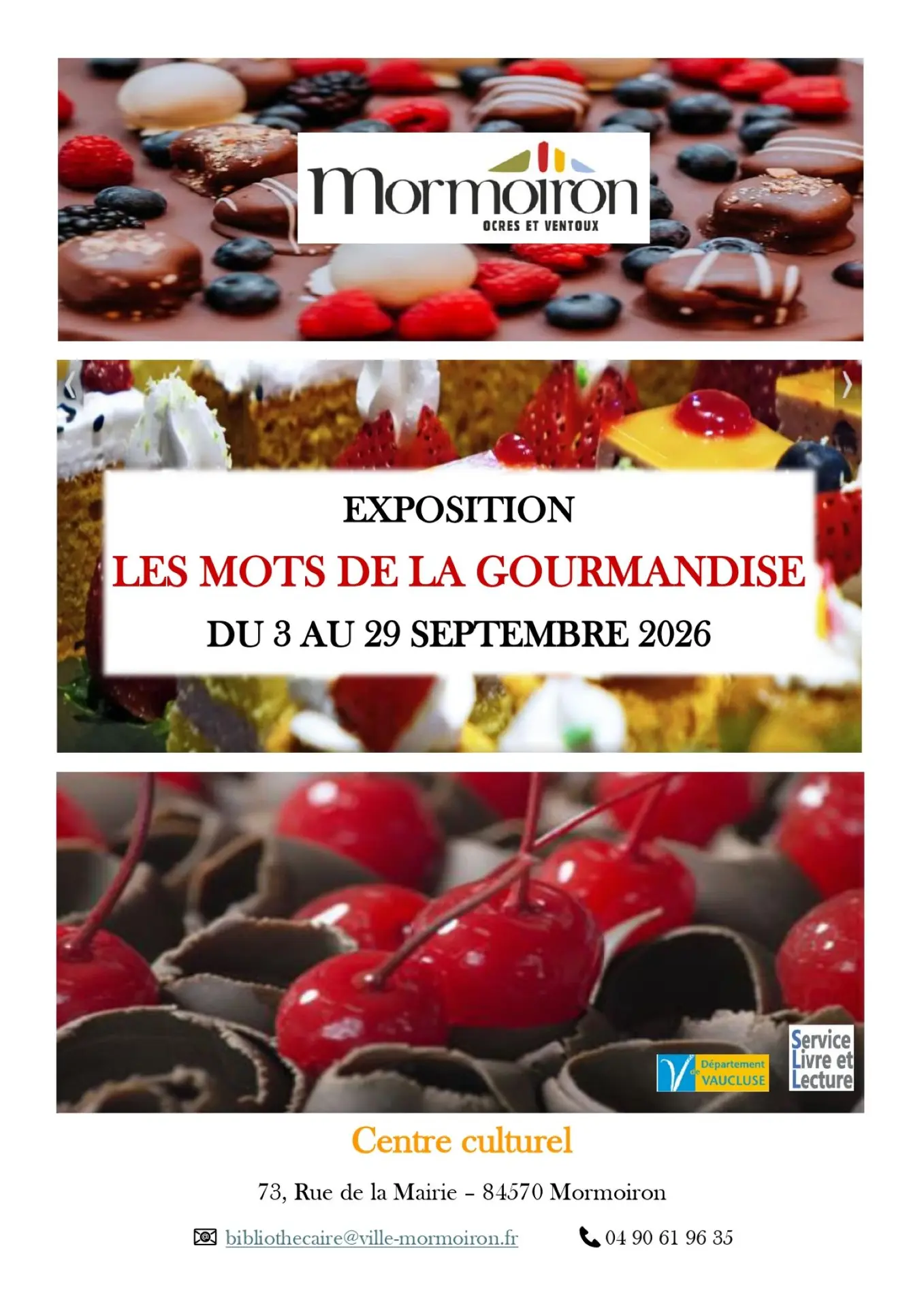 Exposition "Les mots de la gourmandise"