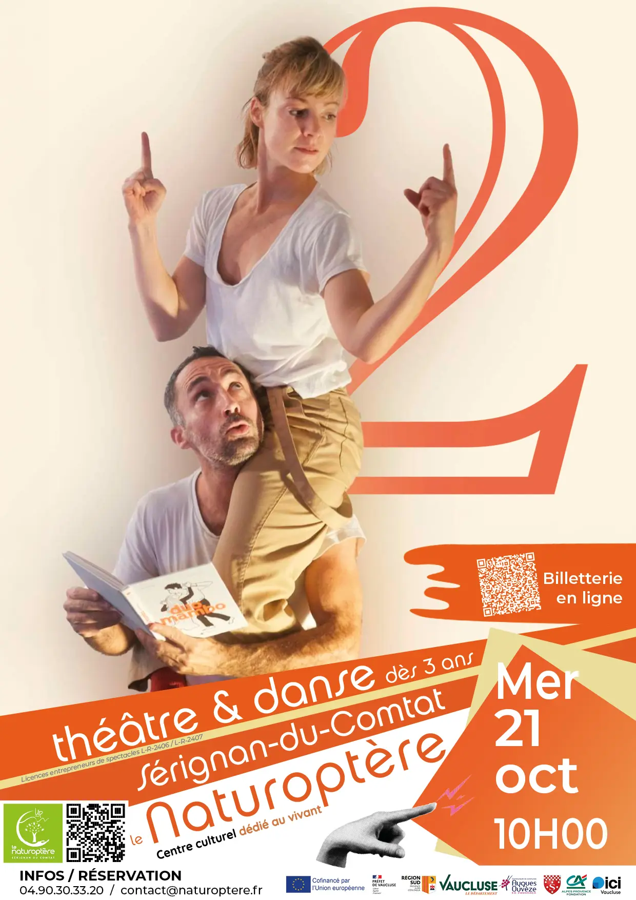 Théâtre et danse "2" au Naturoptère