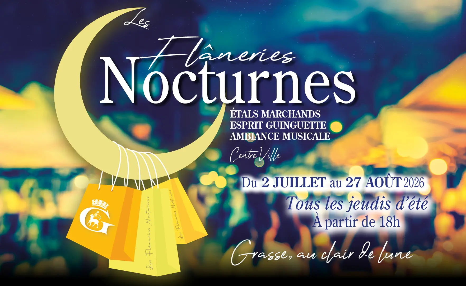 Flâneries nocturnes à Grasse