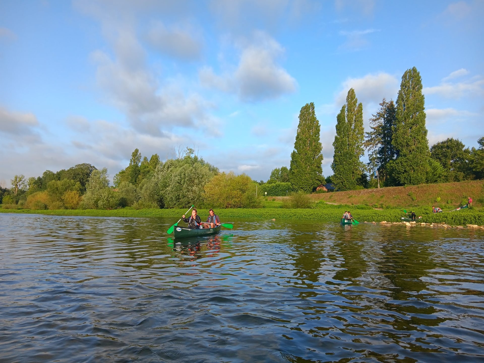 Balade crépusculaire en canoë avec un guide nature