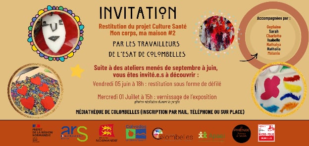 Vernissage de l'expostion Mon corps, ma maison