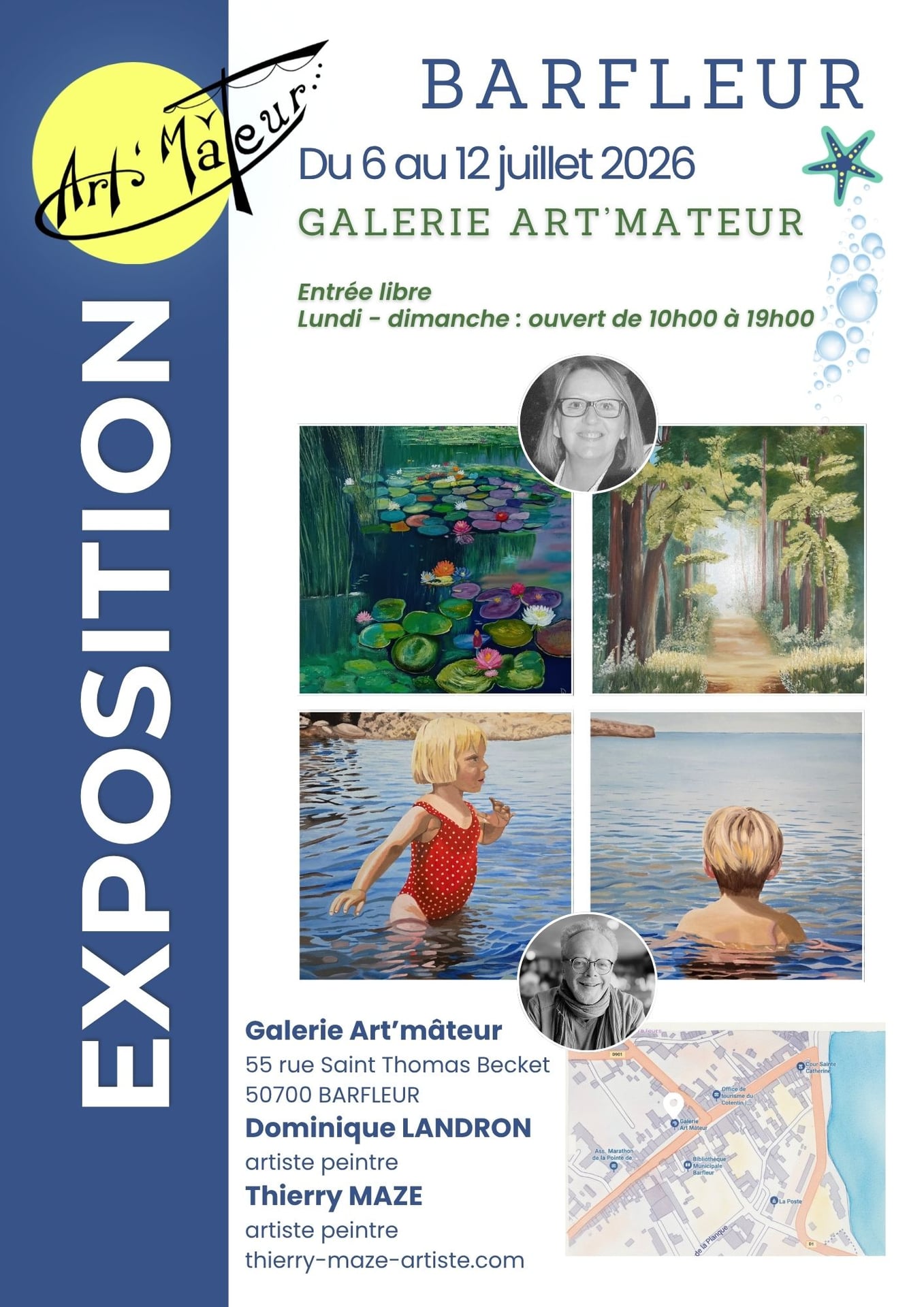 Exposition peinture Landron et Maze