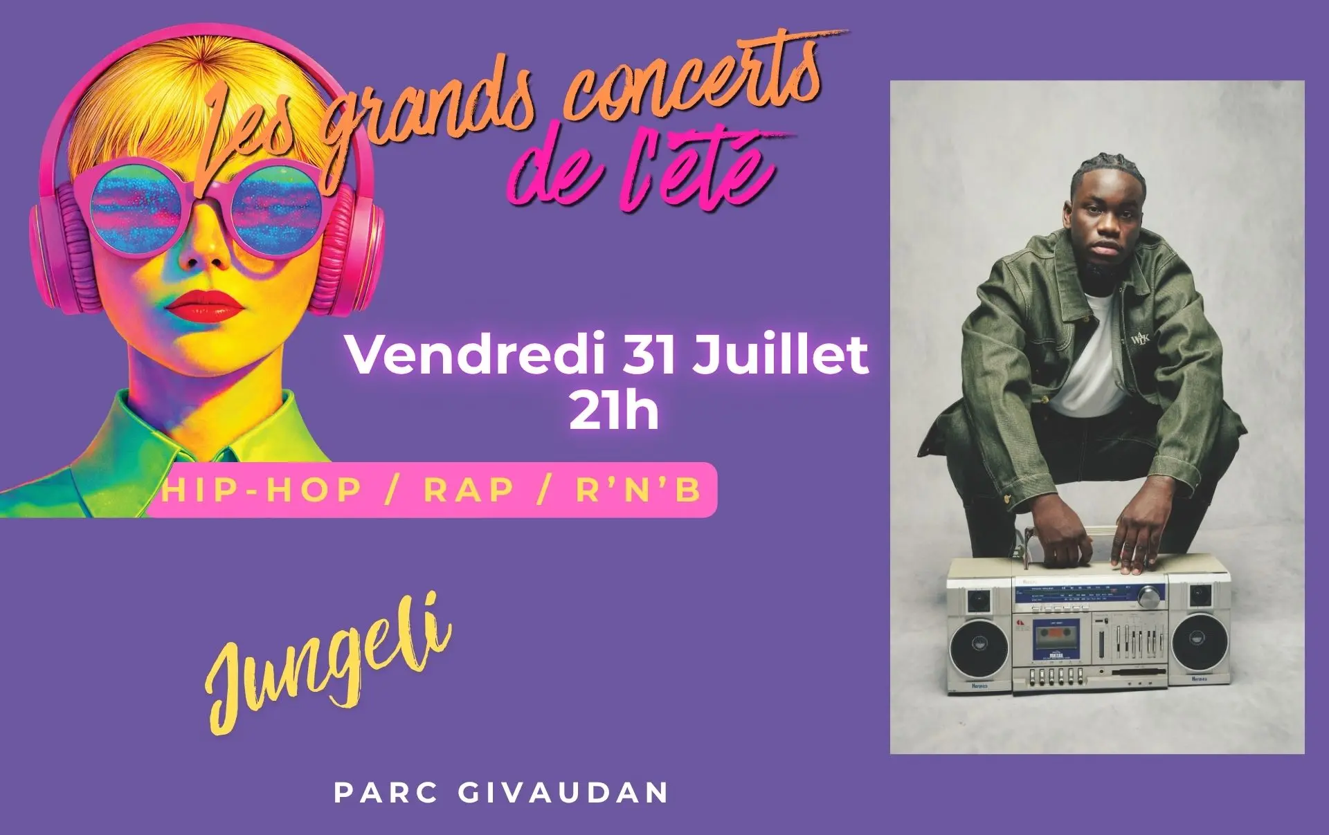Les grands concerts de l'été - Jungeli - Festival Eclat(s) d'été
