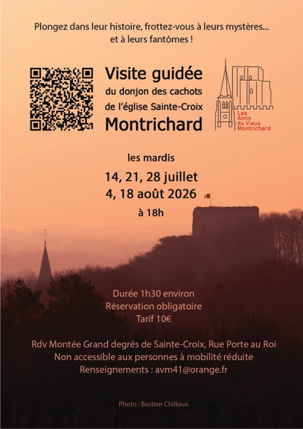 Visite guidée du donjon des cachots de l'église sainte-croix