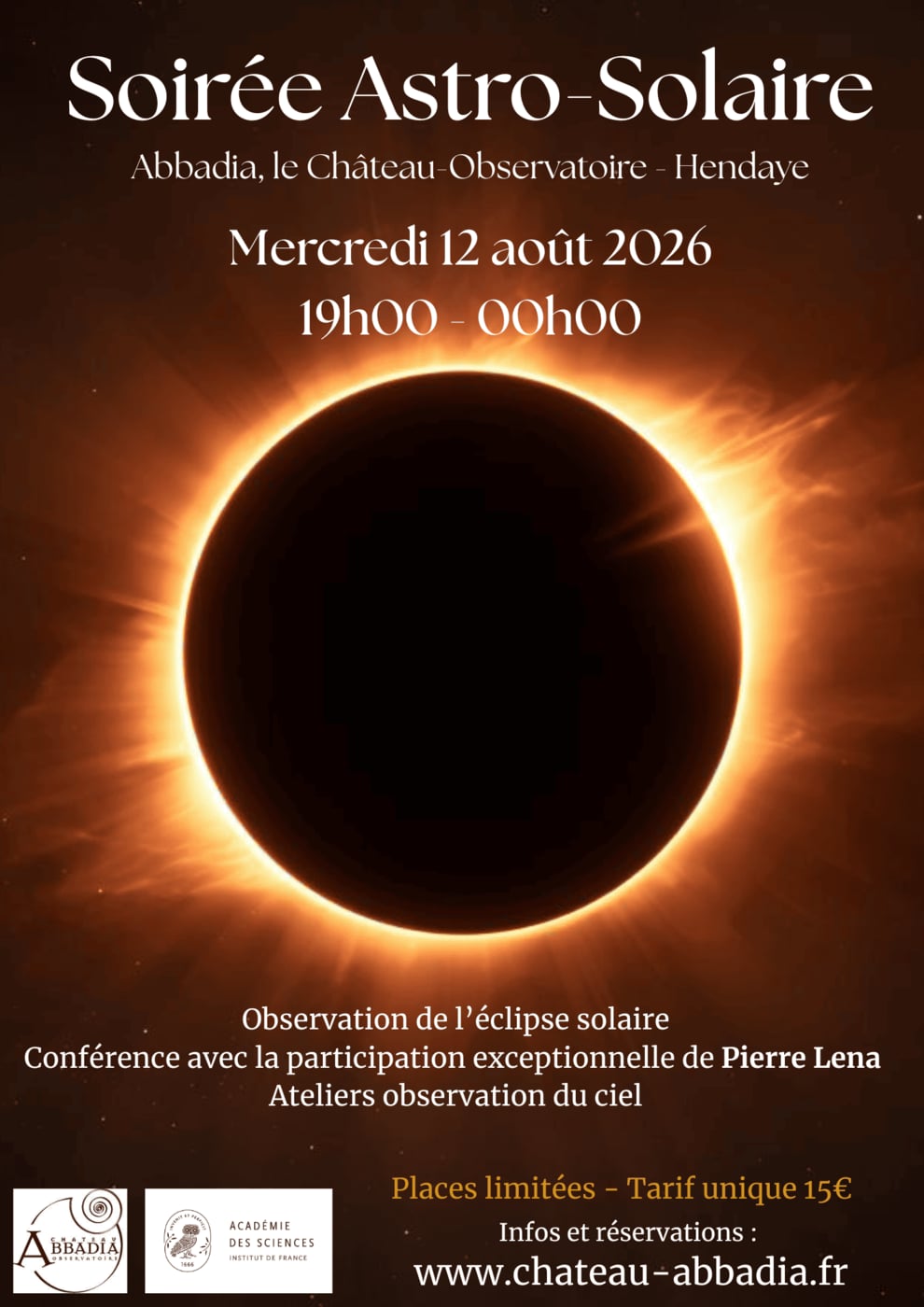 Soirée Astro Solaire - Observation de l'éclipse solaire