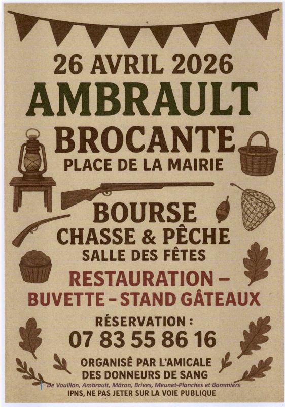 Brocante / Bourse chasse et pêche