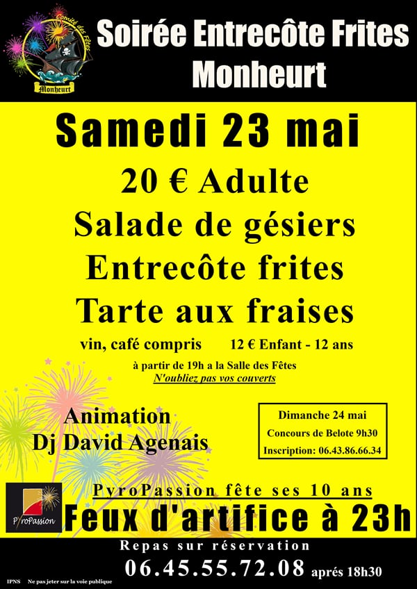 Soirée Entrecôte Frites