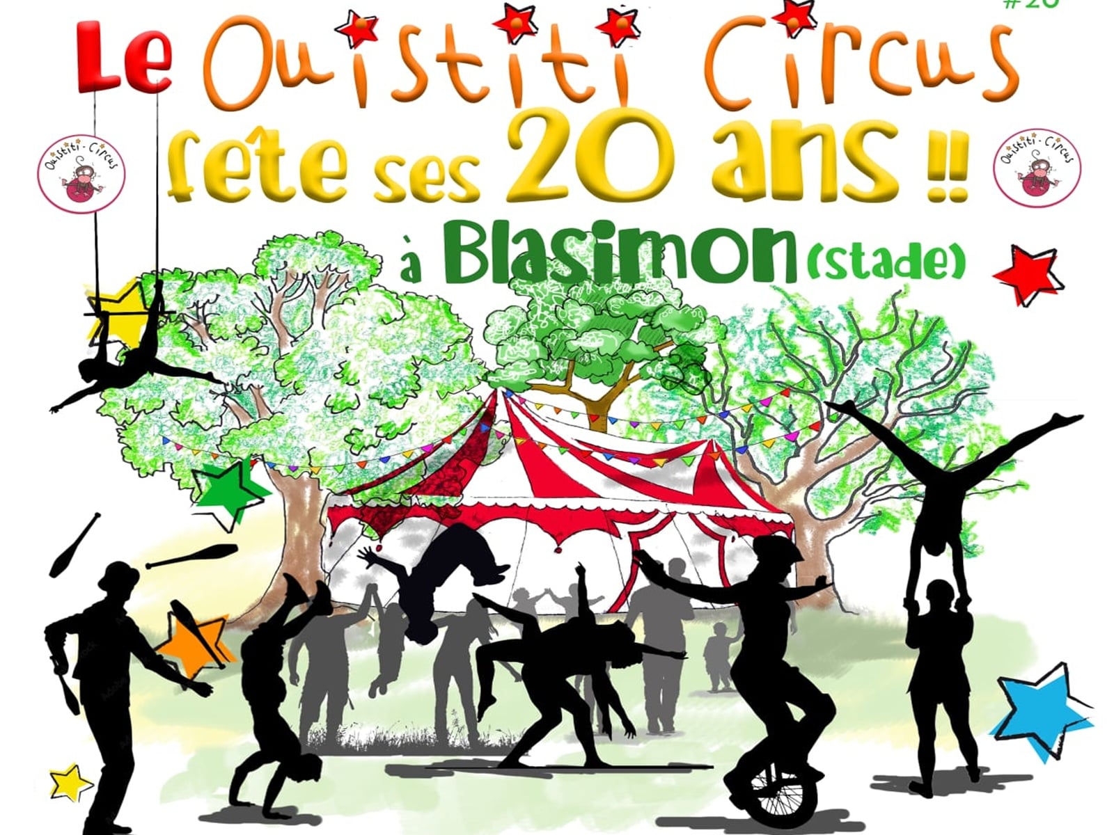 Le Ouistiti circus fête ses 20 ans à Blasimon