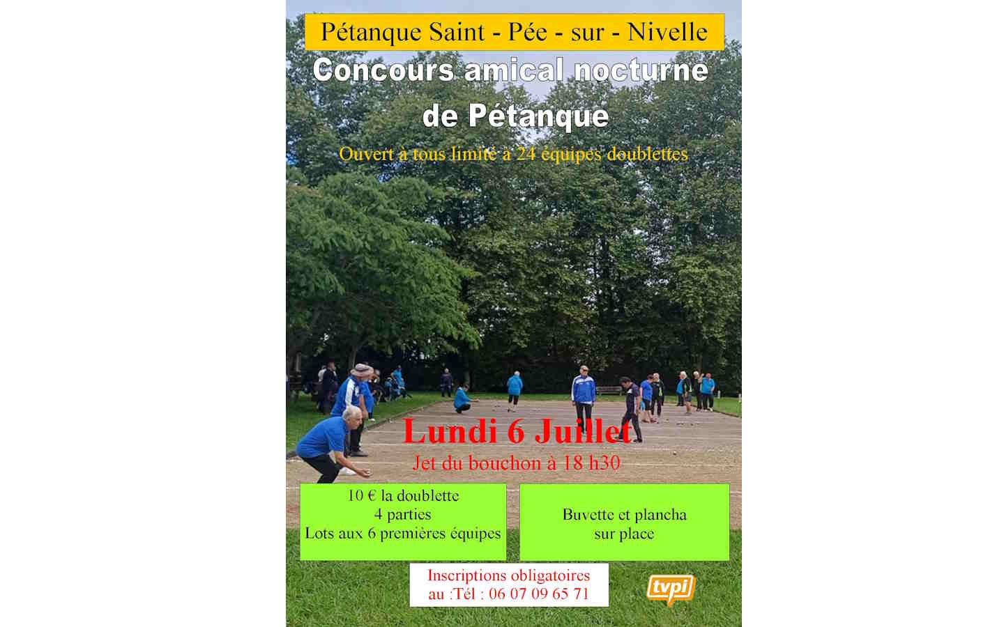Concours amical nocturne de Pétanque