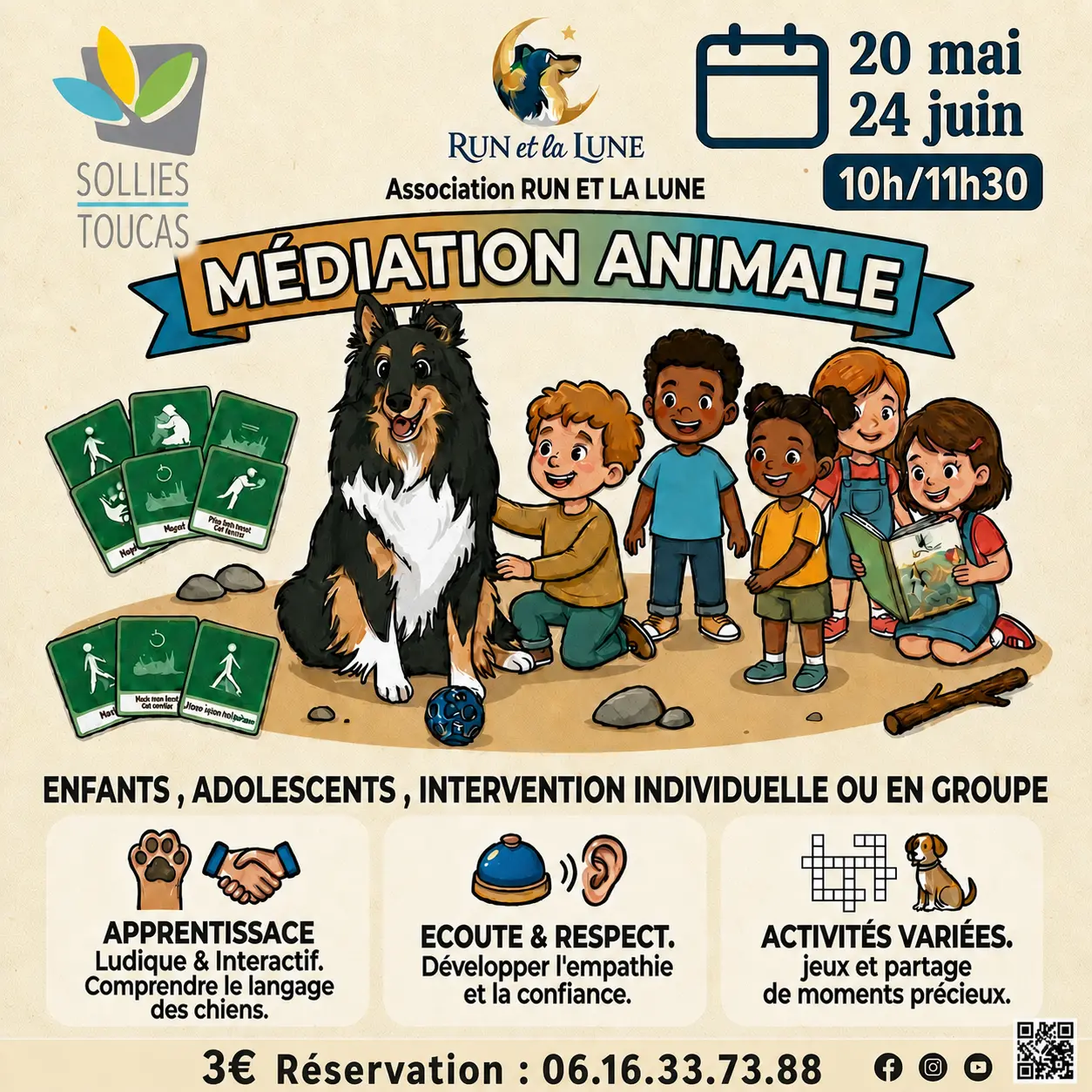 Atelier de médiation animale