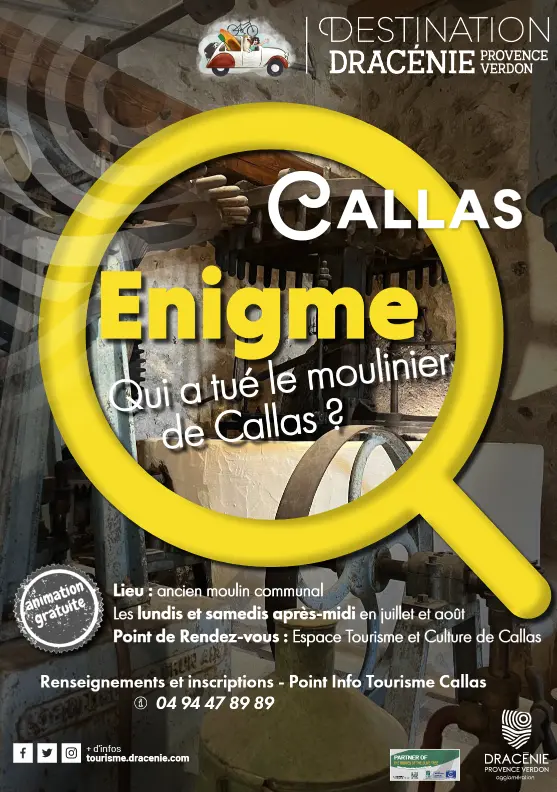 Animation Jeu - Enigme : Qui a tué le moulinier de Callas ?