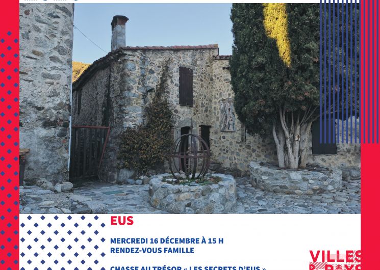 RENDEZ-VOUS DU PAYS D’ART ET D’HISTOIRE FAMILLES – JEU DE PISTE « LES SECRETS D’EUS »