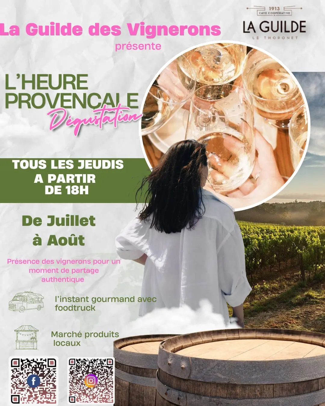 Dégustation à La Guilde des Vignerons du Thoronet