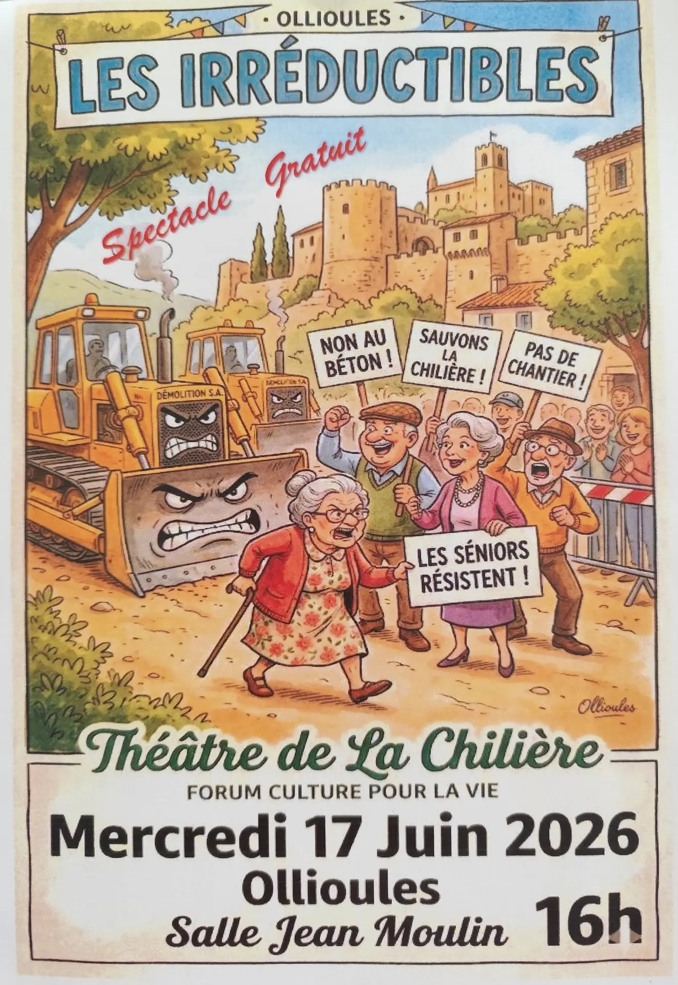 Spectacle "Les irréductibles"