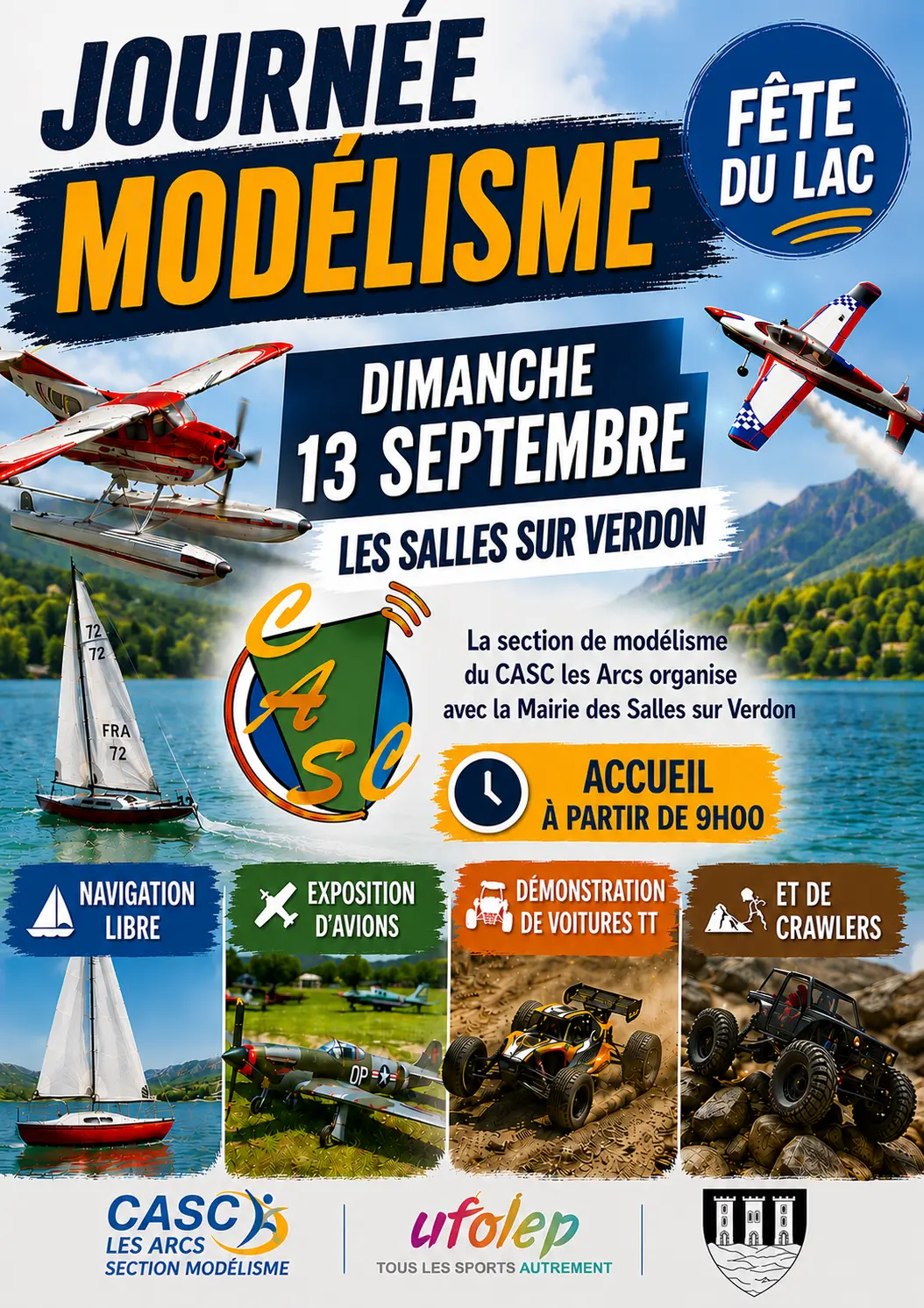 Fête du lac de Sainte-Croix - journée modélisme