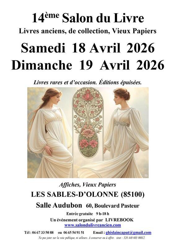 14ème salon du livre ancien, de collection et vieux papiers