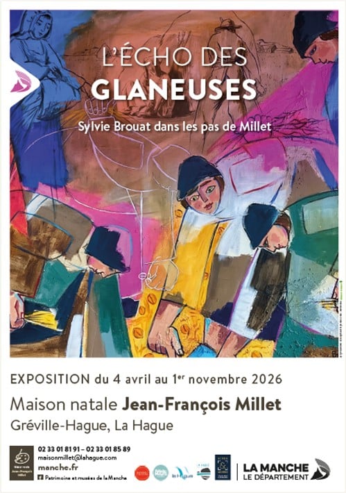 Exposition « L’écho des Glaneuses… Sylvie Brouat sur les pas de Millet »