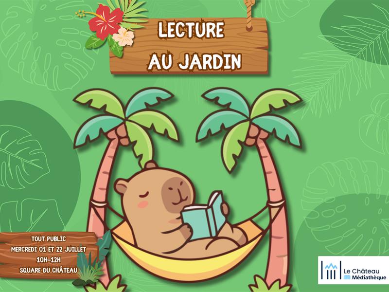 Médiathèque - Lecture au Jardin
