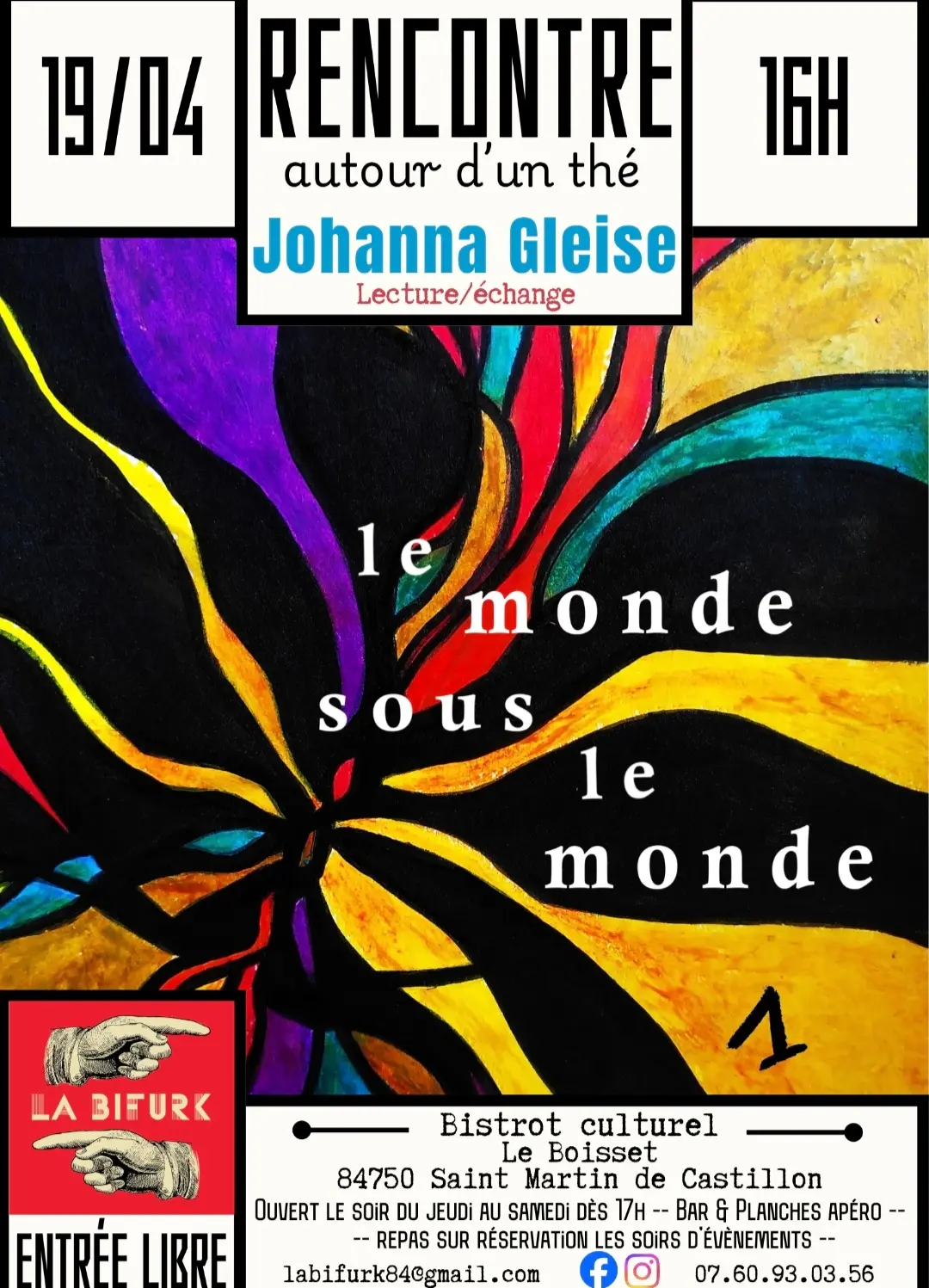 Rencontre avec l'écrivaine "JOHANNA GLEISE"