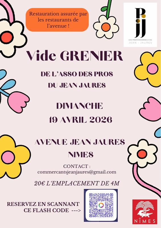 Vide grenier des professionnels de l'avenue jean jaures