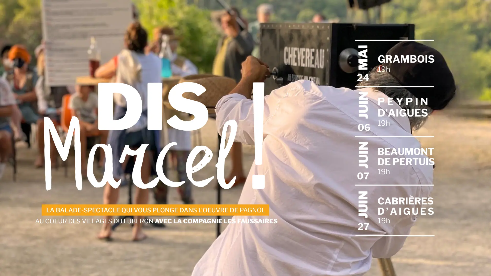 Dis Marcel ! A la découverte de Cabrières d'Aigues avec Pagnol