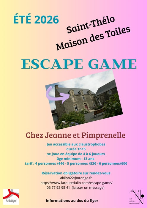 Escape-Game : Chez Jeanne et Pimprenelle