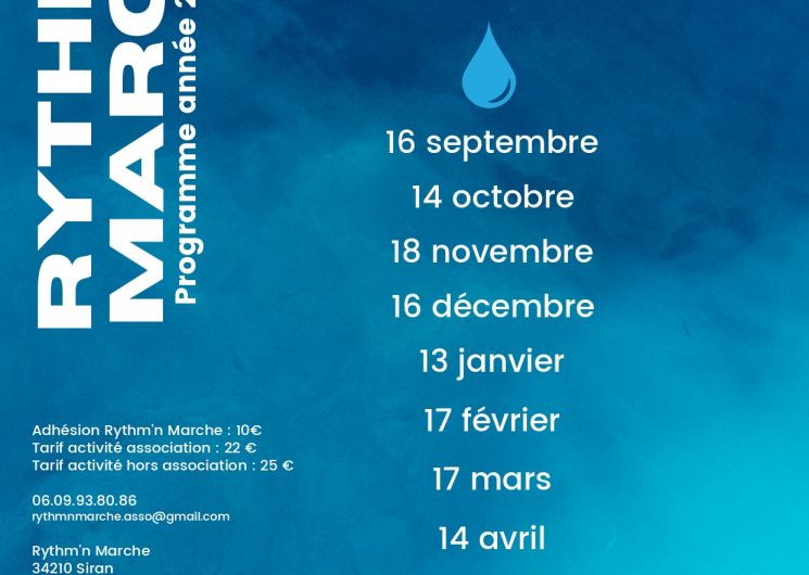 RYTHM’N MARCHE — MARCHE AQUATIQUE AVEC AGATHÉAQUA