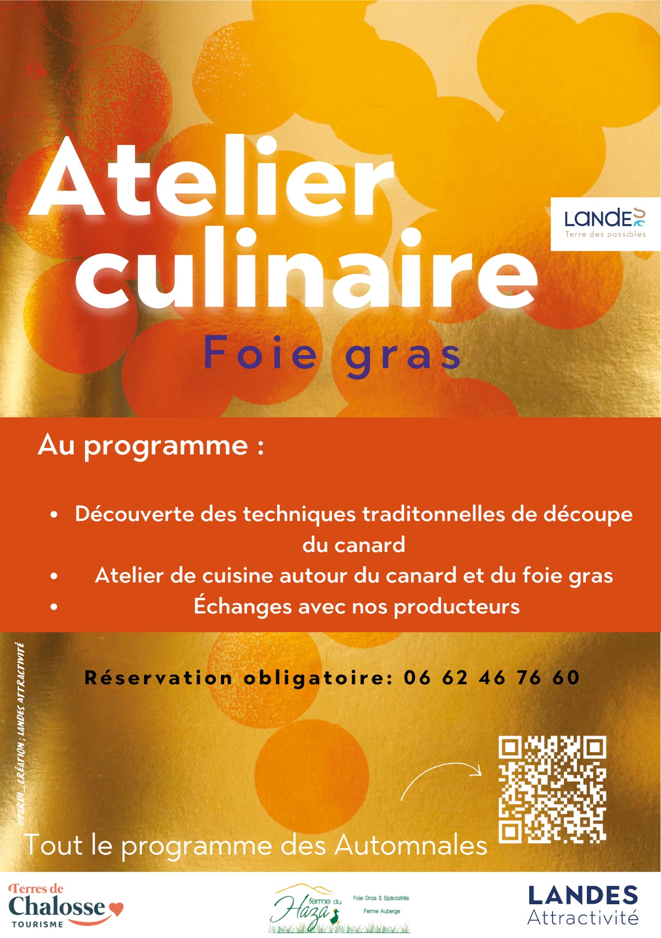 Atelier de découpe du canard et cours de cuisine par Benoît - Les Automnales du foie gras