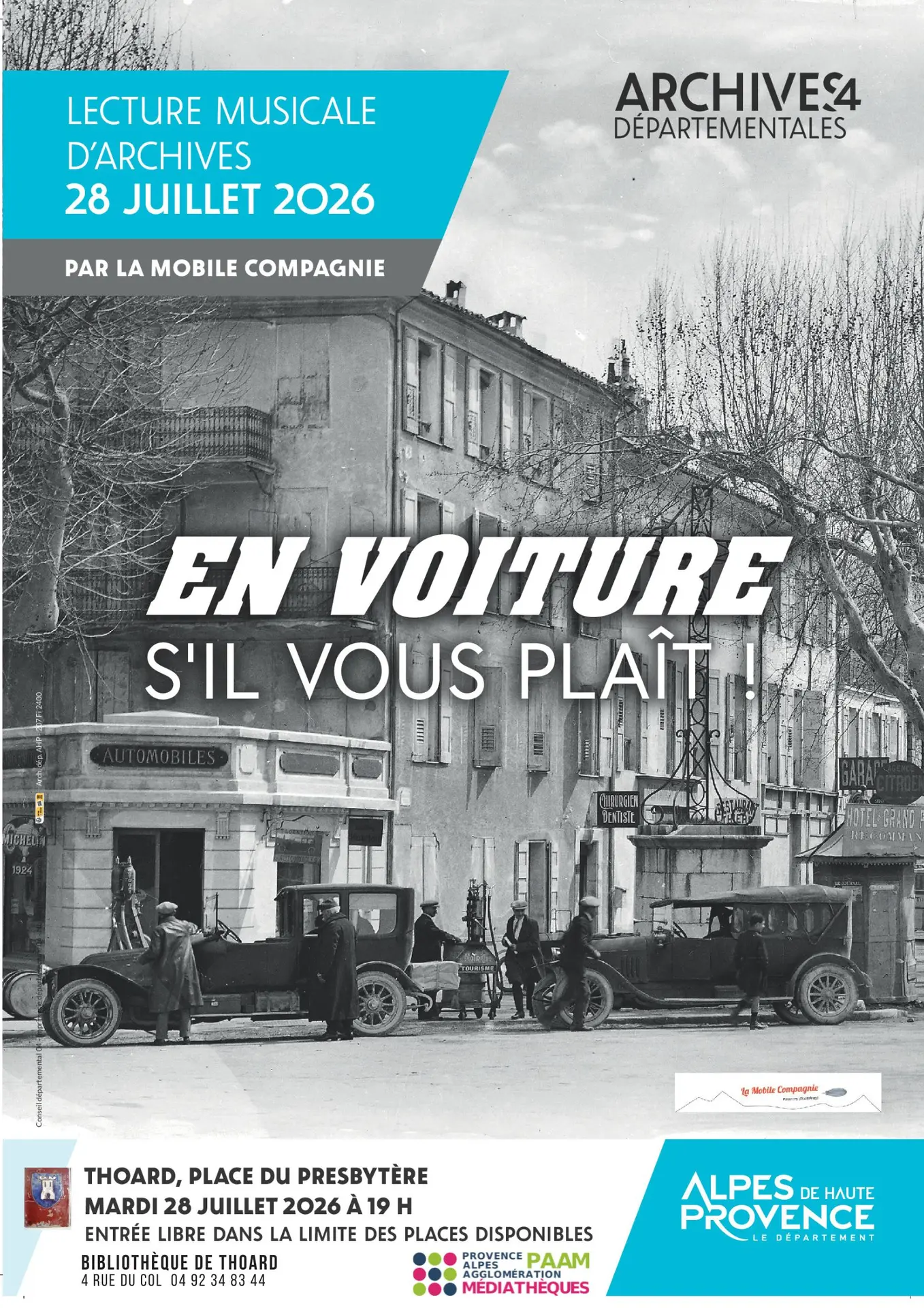 Lectures d'archives au Thoard