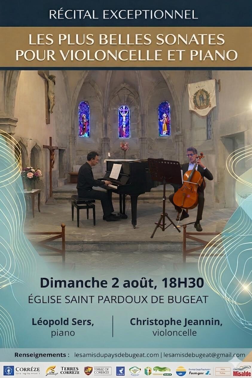 Festival de Bugeat : Concert piano et violoncelle