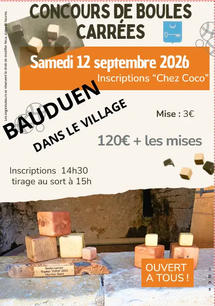 Fête du lac de Sainte Croix - Concours de boules carrées